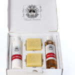 Scatola regalo: </br>Doccia schiuma, Crema corpo, Saponi