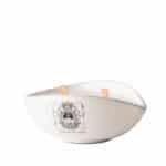 Candela in ciotola a goccia in ceramica